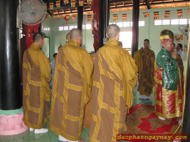 Đồng Tháp: Chùm ảnh lễ ngũ trai tuần cố ĐLHT. Thích Từ Nhơn