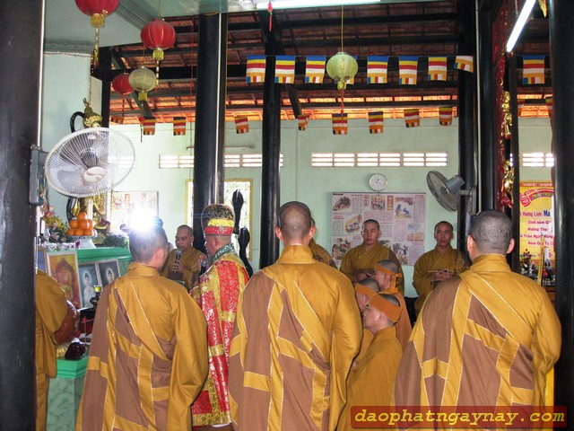 Đồng Tháp: Chùm ảnh lễ ngũ trai tuần cố ĐLHT. Thích Từ Nhơn