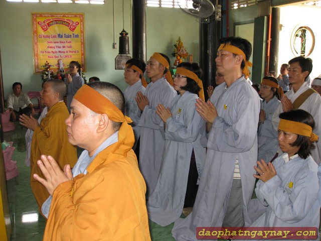 Đồng Tháp: Chùm ảnh lễ ngũ trai tuần cố ĐLHT. Thích Từ Nhơn