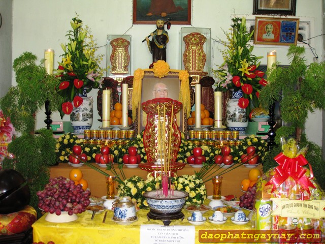 Đồng Tháp: Chùm ảnh lễ ngũ trai tuần cố ĐLHT. Thích Từ Nhơn