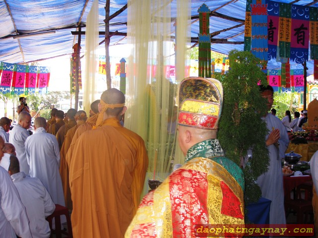 Đồng Tháp: Chùm ảnh lễ ngũ trai tuần cố ĐLHT. Thích Từ Nhơn