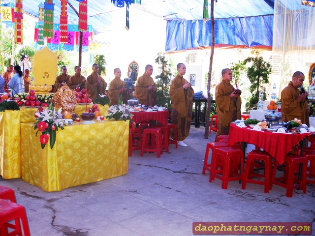 Đồng Tháp: Chùm ảnh lễ ngũ trai tuần cố ĐLHT. Thích Từ Nhơn