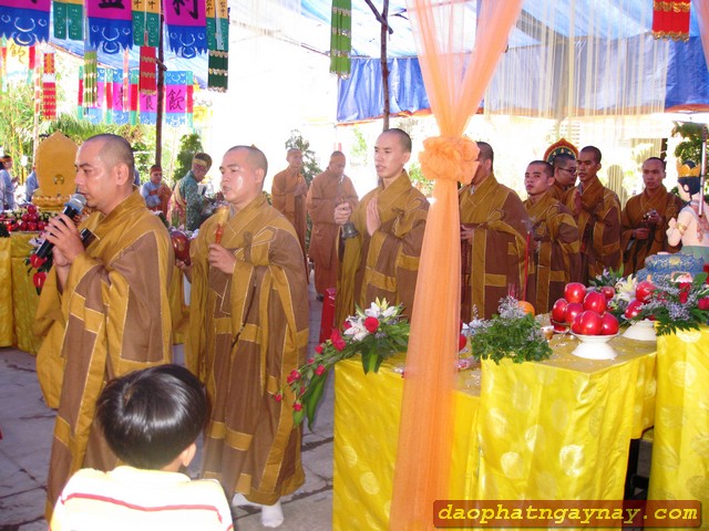 Đồng Tháp: Chùm ảnh lễ ngũ trai tuần cố ĐLHT. Thích Từ Nhơn