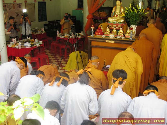 Đồng Tháp: Chùm ảnh lễ ngũ trai tuần cố ĐLHT. Thích Từ Nhơn