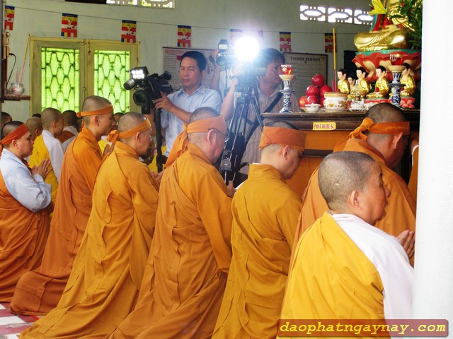 Đồng Tháp: Chùm ảnh lễ ngũ trai tuần cố ĐLHT. Thích Từ Nhơn
