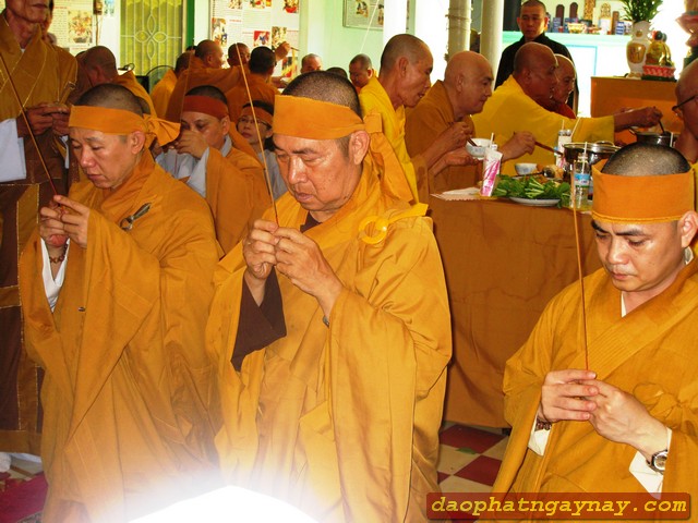 Đồng Tháp: Chùm ảnh lễ ngũ trai tuần cố ĐLHT. Thích Từ Nhơn