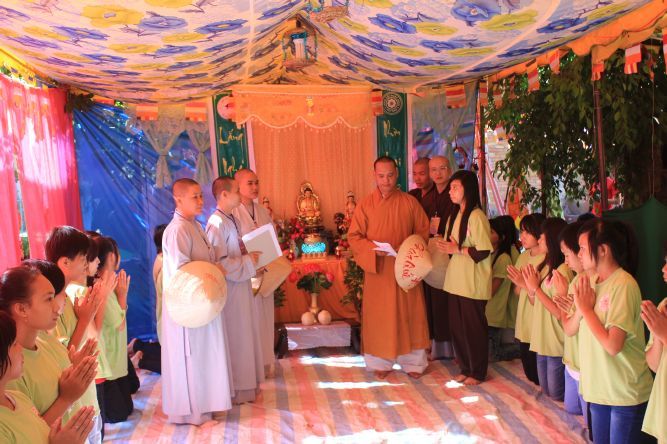 Đồng Tháp: Cuộc thi đời sống trại tại hội trại hiểu và thương