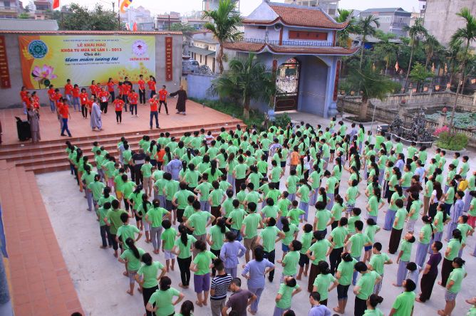 Hà Nội: Chùm ảnh đọng lại trong khóa tu mùa hè 2013 chùa Nam Du Thượng