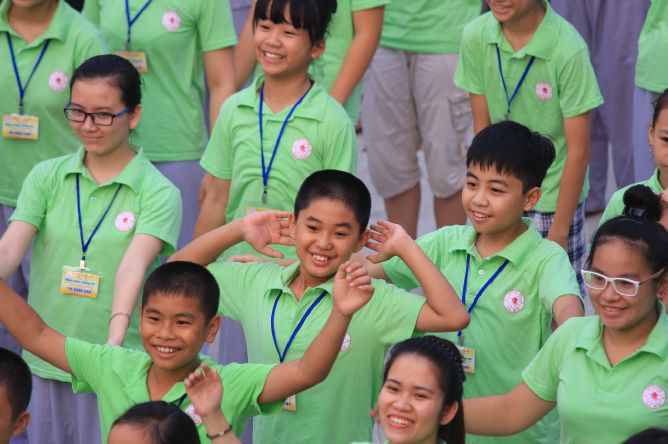 Hà Nội: Chùm ảnh đọng lại trong khóa tu mùa hè 2013 chùa Nam Du Thượng