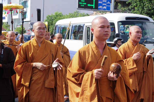 Chùm ảnh: Lễ di quan cố Đại lão HT. Thich Từ Nhơn