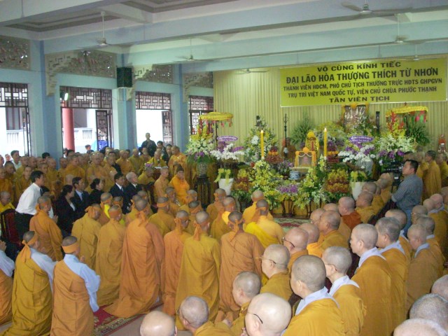 Lễ tưởng niệm di quan Trà tỳ Đại lão HT.Thích Từ Nhơn