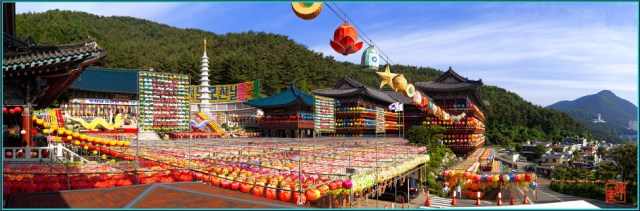 Hàn Quốc : Lễ Phật đản Ngôi chùa độc đáo Thành phố Busan