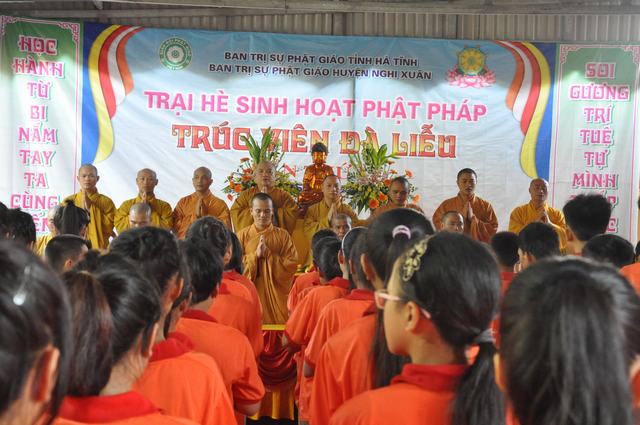 1000 thanh thiếu niên tham dự trại hè sinh hoạt Phật pháp tại Hà Tĩnh