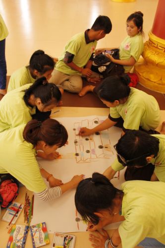 Đồng Tháp: Tự họa về mái nhà của hội trại hiểu và thương