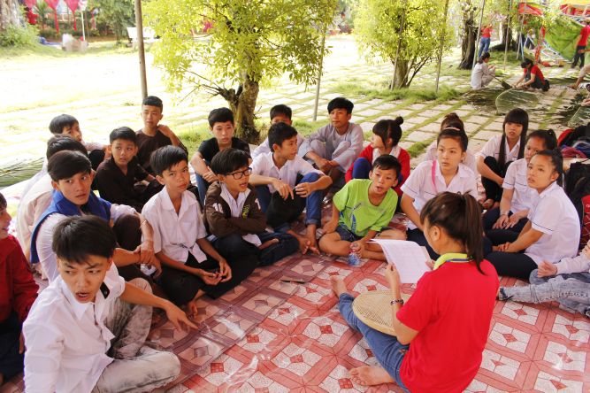 Đồng Tháp: Hội trại Hiểu và Thương đến hẹn lại về