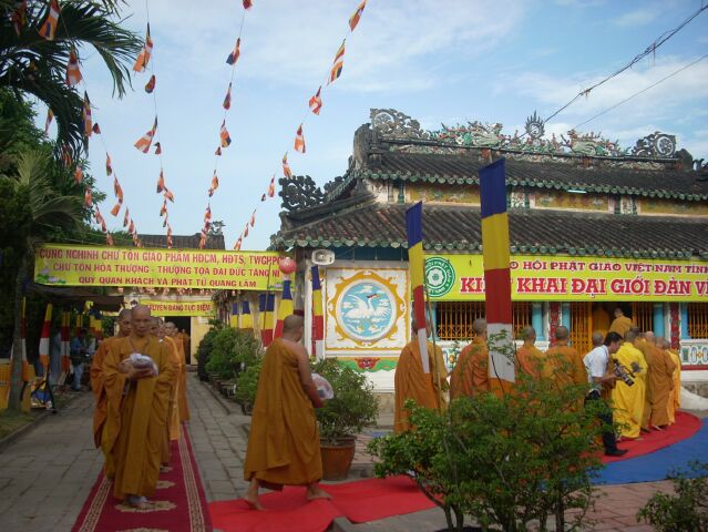 Đồng Tháp: Giới đàn Vĩnh Tràng truyền giới Tỳ Kheo