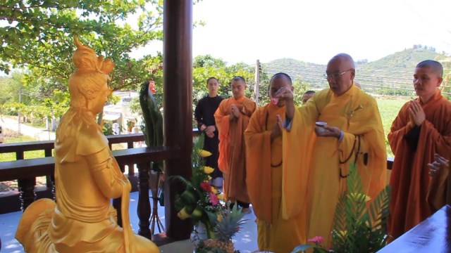 Thiền tự Bửu Sơn: Lễ An vị tôn tượng Bồ tát Văn Thù và Phổ Hiền