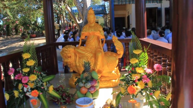 Thiền tự Bửu Sơn: Lễ An vị tôn tượng Bồ tát Văn Thù và Phổ Hiền