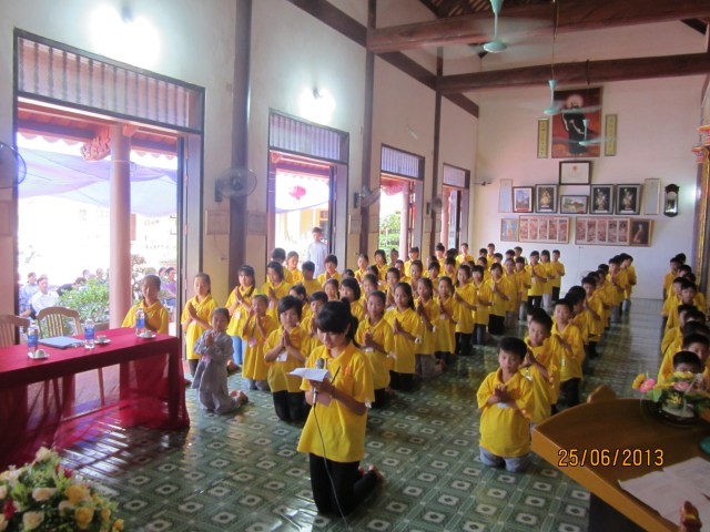 Nam Định: Khóa tu học mùa hè lần thứ 5 tại chùa Tiên Chưởng