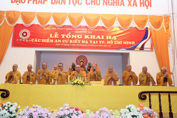 BTS GHPGVN TP.HCM tổng khai hạ mùa An Cư PL.2557