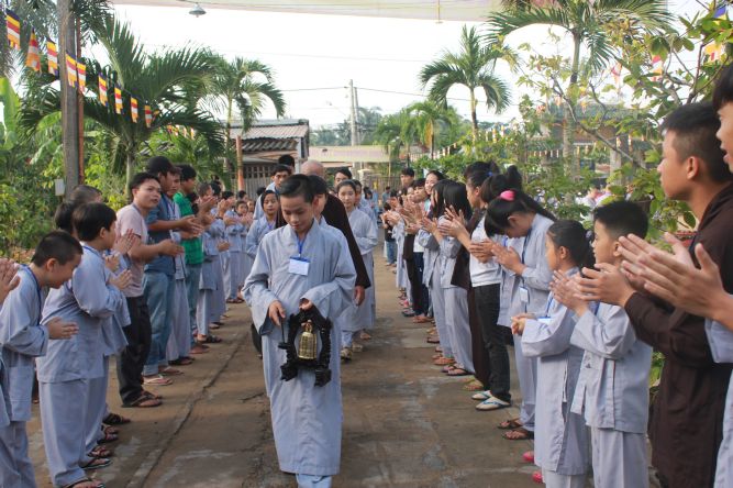 Tiền Giang: Khai mạc khóa tu mùa hè “Vươn tới những ước mơ”