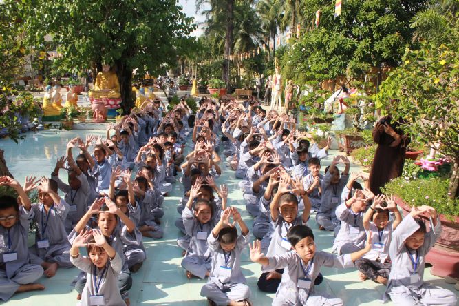 Tiền Giang: Khai mạc khóa tu mùa hè “Vươn tới những ước mơ”