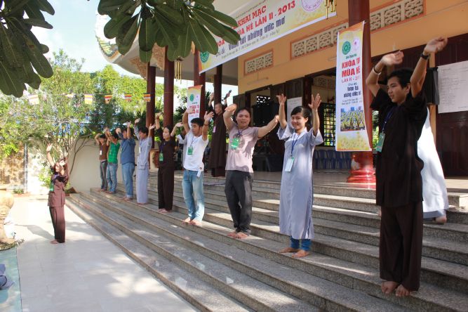 Tiền Giang: Khai mạc khóa tu mùa hè “Vươn tới những ước mơ”