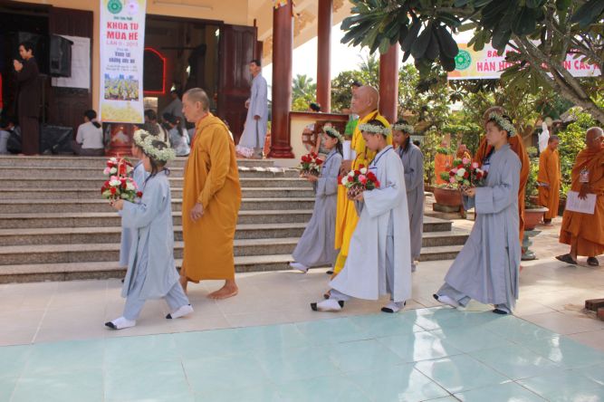 Tiền Giang: Khai mạc khóa tu mùa hè “Vươn tới những ước mơ”