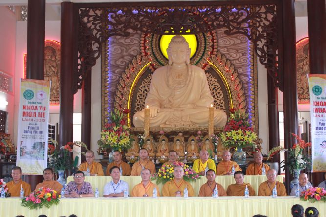 Tiền Giang: Khai mạc khóa tu mùa hè “Vươn tới những ước mơ”