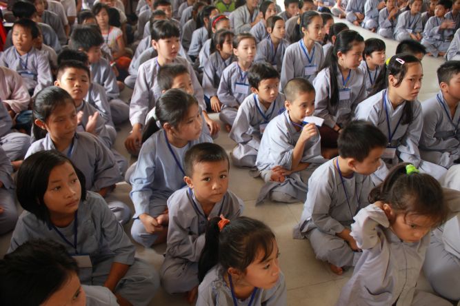 Tiền Giang: Khai mạc khóa tu mùa hè “Vươn tới những ước mơ”