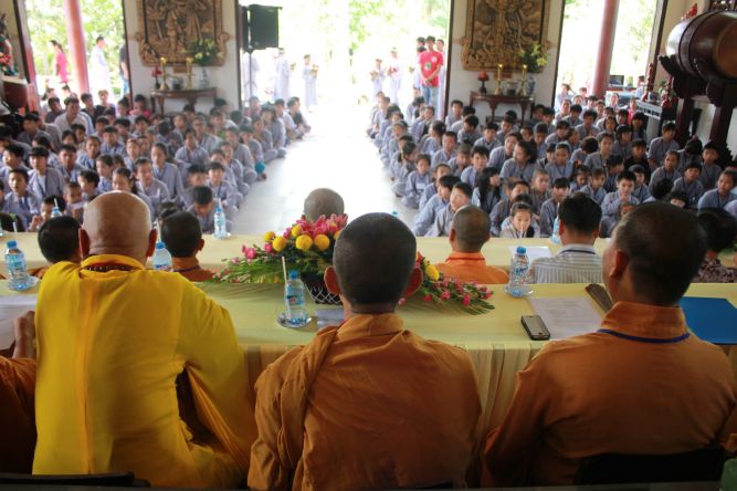 Tiền Giang: Khai mạc khóa tu mùa hè “Vươn tới những ước mơ”