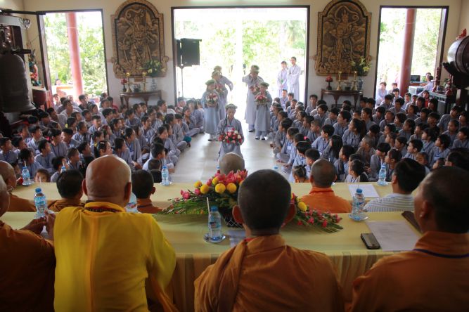 Tiền Giang: Khai mạc khóa tu mùa hè “Vươn tới những ước mơ”