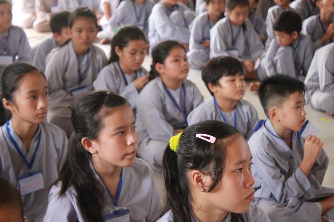 Tiền Giang: Khai mạc khóa tu mùa hè “Vươn tới những ước mơ”