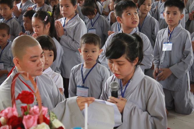 Tiền Giang: Khai mạc khóa tu mùa hè “Vươn tới những ước mơ”