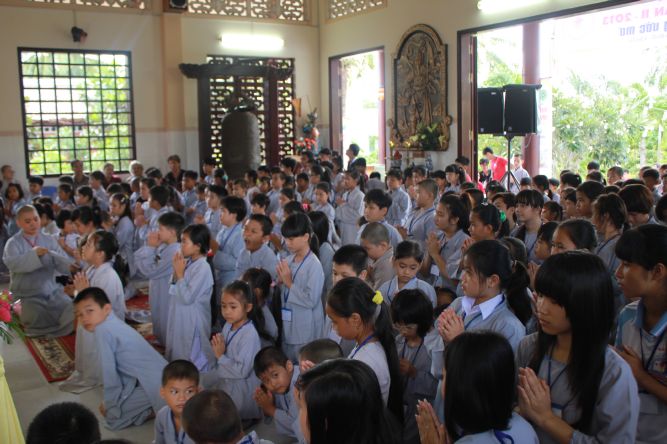 Tiền Giang: Khai mạc khóa tu mùa hè “Vươn tới những ước mơ”