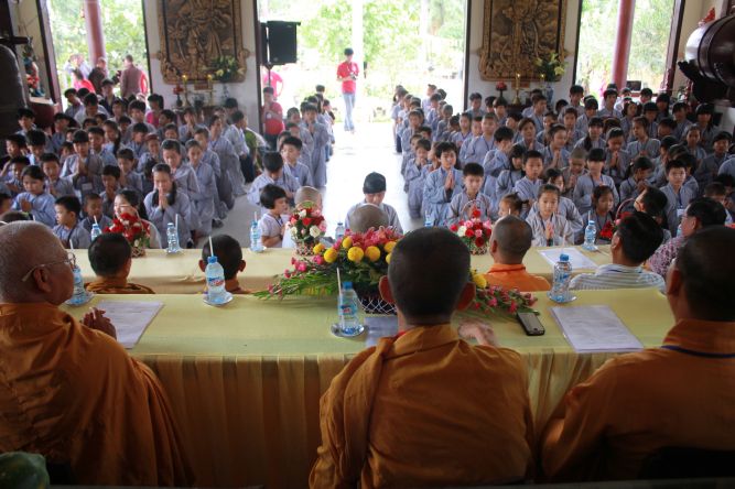 Tiền Giang: Khai mạc khóa tu mùa hè “Vươn tới những ước mơ”