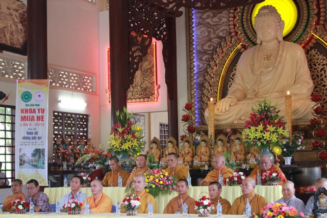 Tiền Giang: Khai mạc khóa tu mùa hè “Vươn tới những ước mơ”