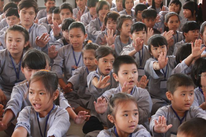 Tiền Giang: Khai mạc khóa tu mùa hè “Vươn tới những ước mơ”