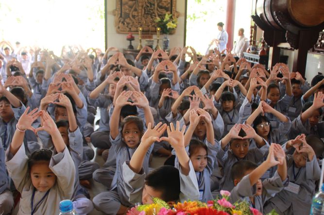 Tiền Giang: Khai mạc khóa tu mùa hè “Vươn tới những ước mơ”