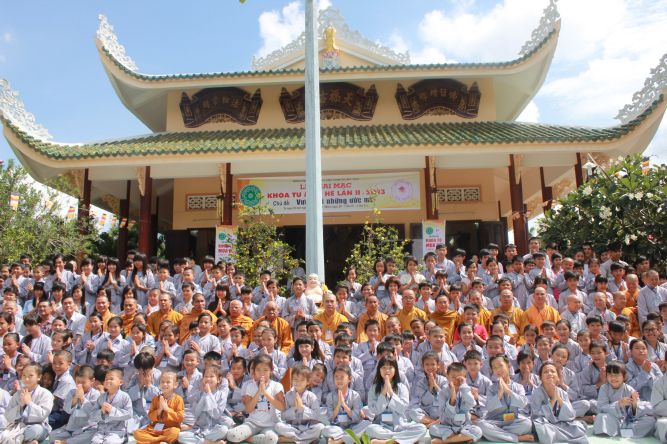 Tiền Giang: Khai mạc khóa tu mùa hè “Vươn tới những ước mơ”