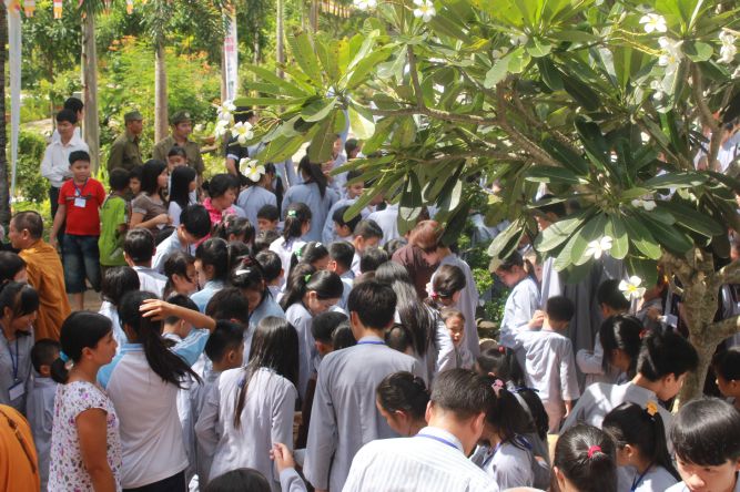 Tiền Giang: Khai mạc khóa tu mùa hè “Vươn tới những ước mơ”