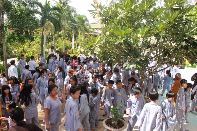 Tiền Giang: Khai mạc khóa tu mùa hè “Vươn tới những ước mơ”