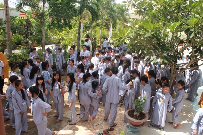 Tiền Giang: Khai mạc khóa tu mùa hè “Vươn tới những ước mơ”