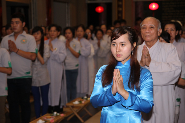 TP.HCM: Đêm thiền trà &quot;Về Nương Tựa Phật&quot; tại chùa Từ Tân