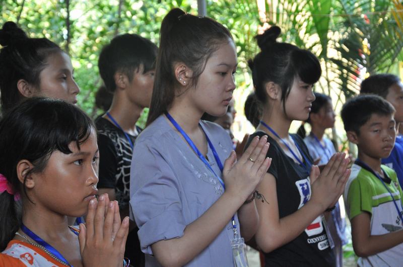 Trại hè sinh hoạt Phật pháp thanh thiếu niên tại chùa Đà Liễu - ngày thứ 2