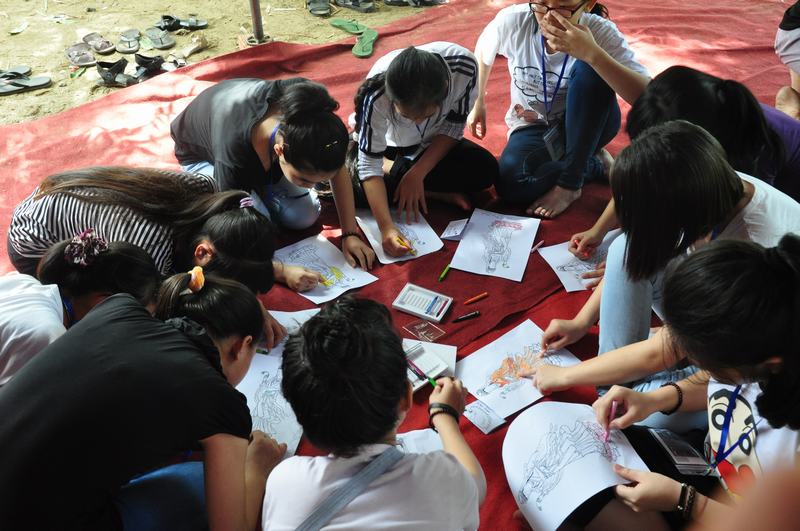 Trại hè sinh hoạt Phật pháp thanh thiếu niên tại chùa Đà Liễu - ngày thứ 2