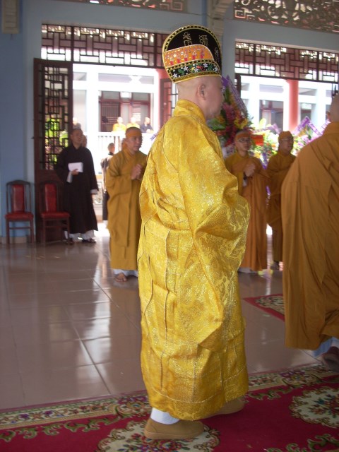 Tang lễ ĐLHT. Thích Từ Nhơn chiều 28/4: Lễ bạch Phật, yết Tổ
