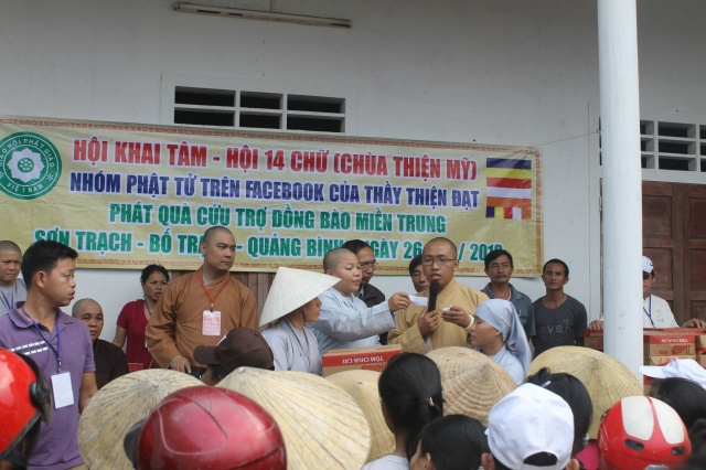 Hội Khai Tâm, Hội 14 Chữ và CLB Làn Gió Ấm: Chia sẻ yêu thương đến bà con tại tỉnh Quảng Bình