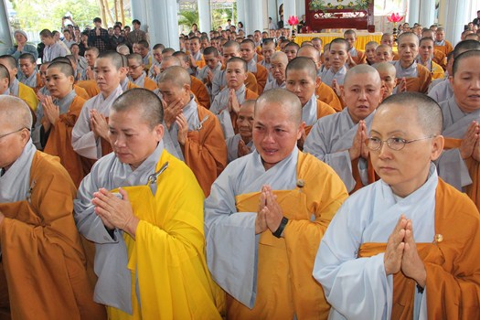 Hình Ảnh Lễ Cung Thỉnh Nhục Thân Cố Sư Trưởng Hải Triều Âm Nhập Kim Quan