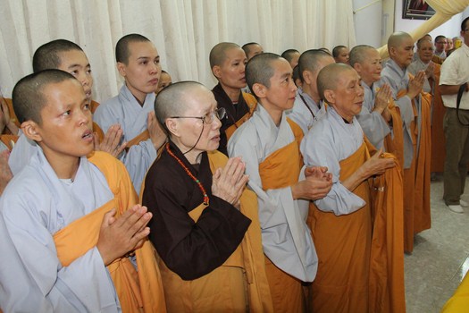 Hình Ảnh Lễ Cung Thỉnh Nhục Thân Cố Sư Trưởng Hải Triều Âm Nhập Kim Quan